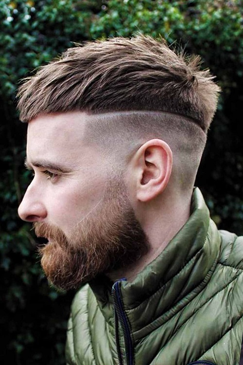 Men French Crop Cut Hairstyle 