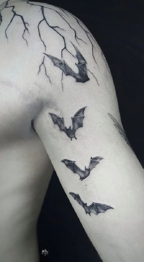 Arm Bat Tattoo Ideas