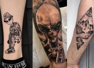 50+ Best Alien Tattoo Design and Ideas
