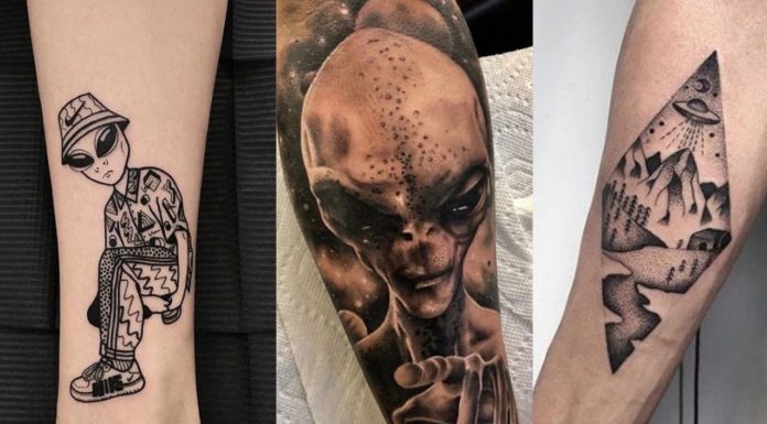 50+ Best Alien Tattoo Design and Ideas