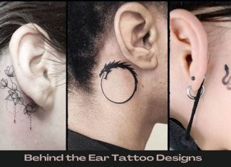 Behind the Ear Tattoo: Placement Ideas and Designs Behind the Ear Tattoo