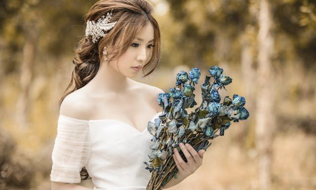 Blue Flower Bouquets: Unique Elegance with Edmonton Delivery
